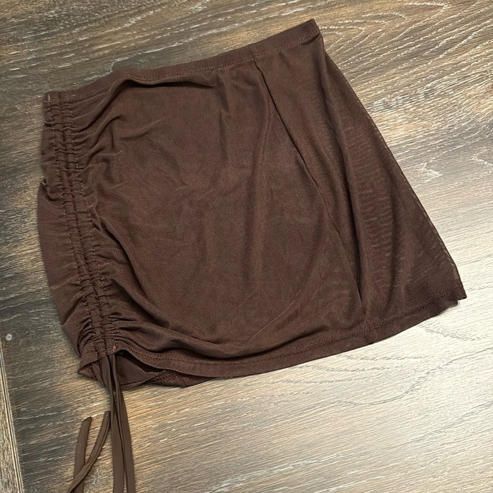 🟠 Brown swimsuit coverup